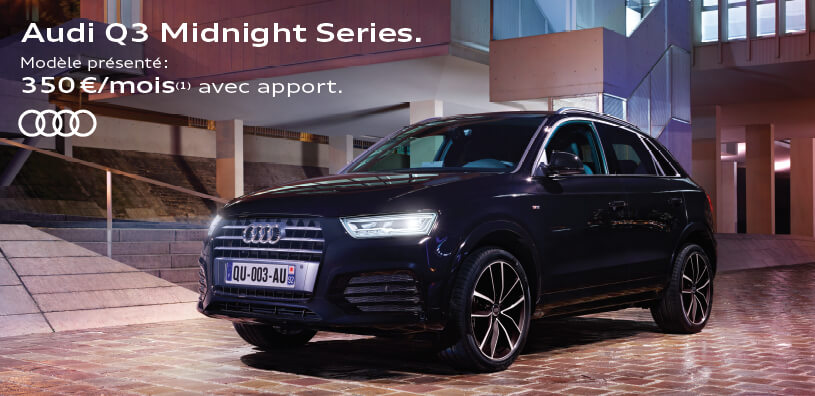 Audi Q3 Midnight Series